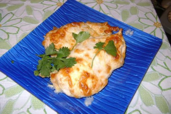 Куриная грудка с сыром