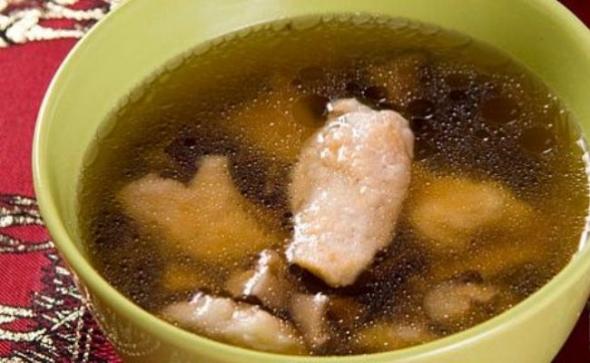 Суп с грибами и курицей