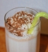 Молочный коктейль с мороженым «Вишнево-снежный»